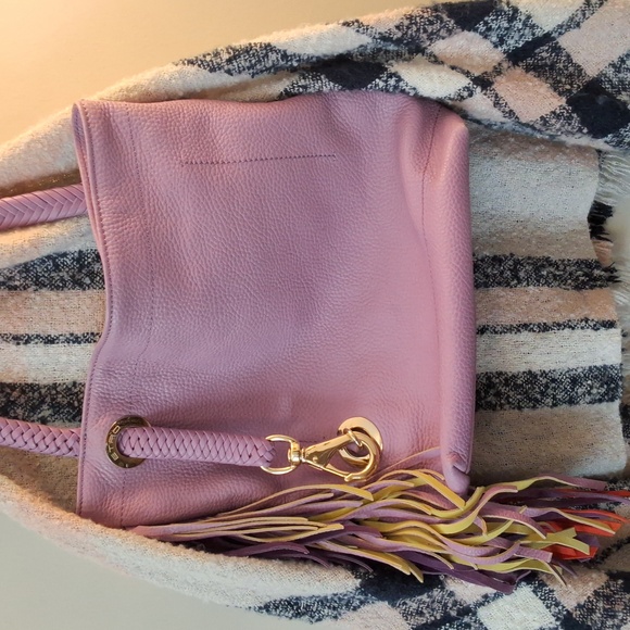 ETRO LEATHER BAG WITH SUEDE FRINGE COMES WITH COA FULL INCLUSION - Picture 5 of 16